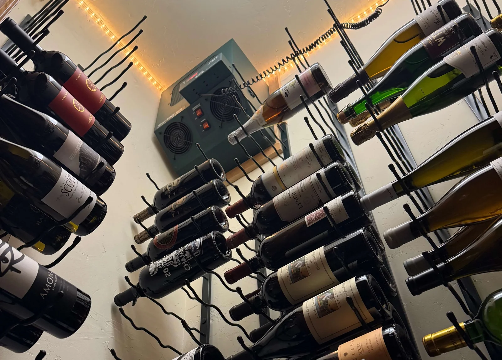 Wine cellar cooling system service for precise temperature control.